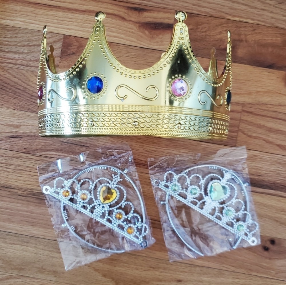 Crown and Two Tiaras